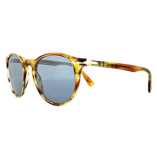 Persol Solglasögon 3152 9043/56 Brun Randig Gul Blå Anti-Glare - Image 2