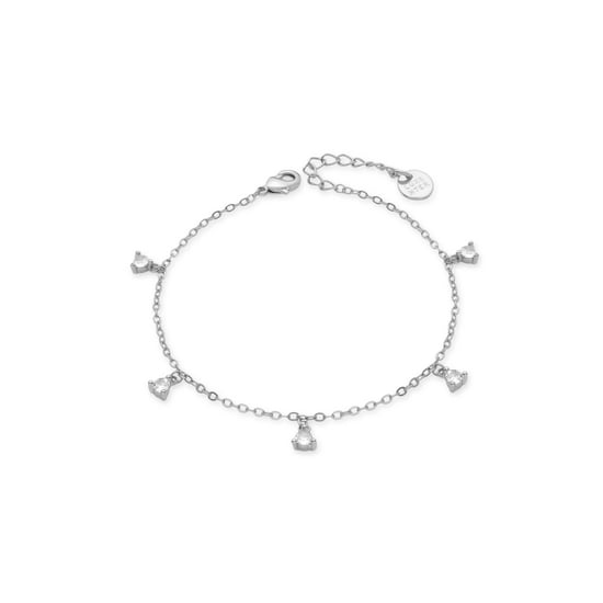 Luxenter Kisain-armband, i blank zirkonia, rhodiumpläterad - Image 1