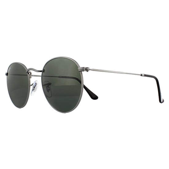 Ray-Ban Solglasögon Runda Metall 3447 029 Gunmetal Grön 50 - Image 2
