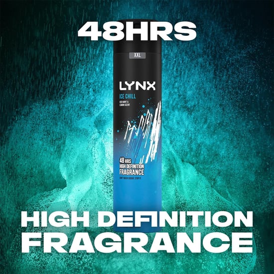 Lynx Ice Chill 3pk Bundle of 250ml Body Spray and 225ml & 500ml Shower Gels - Image 5