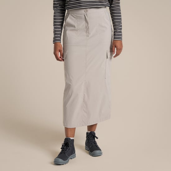 Craghoppers Womens/Ladies Pro Nosilife Midi Skirt (Soft Mushroom) - Image 5