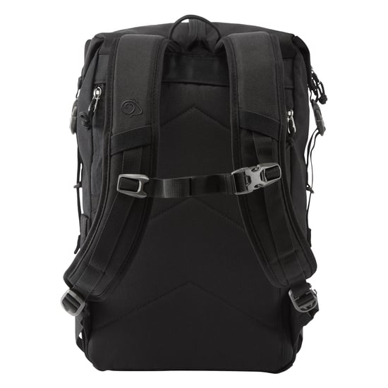 Craghoppers Kiwi Classic Roll Top Backpack (Black) - Image 3