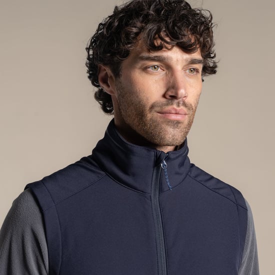 Craghoppers Mens Expert Basecamp II Softshell Gilet (Dark Navy) - Image 5