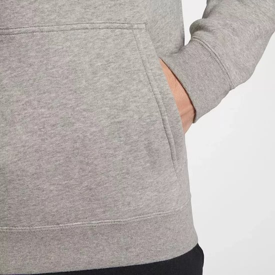 Nike Grey Club Fleece Pullover Hoodie - Image 3