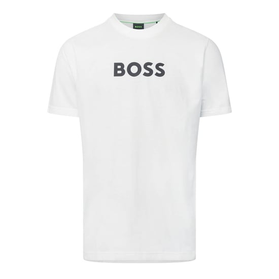 Men's Boss Logo T-Shirt in White - Image 1