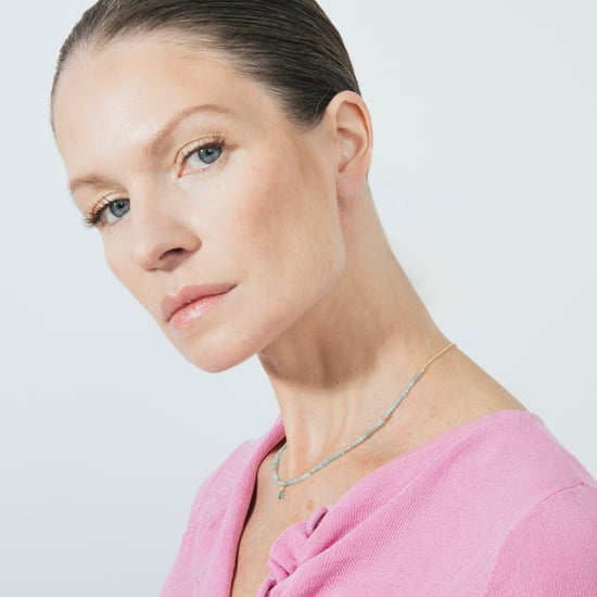 Necklace Luxenter athat made of metal alloy and amazonite 18K gold plated finish - Image 4