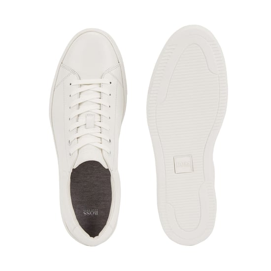 Men's Boss Enlight Tennis Trainers in White - Image 3