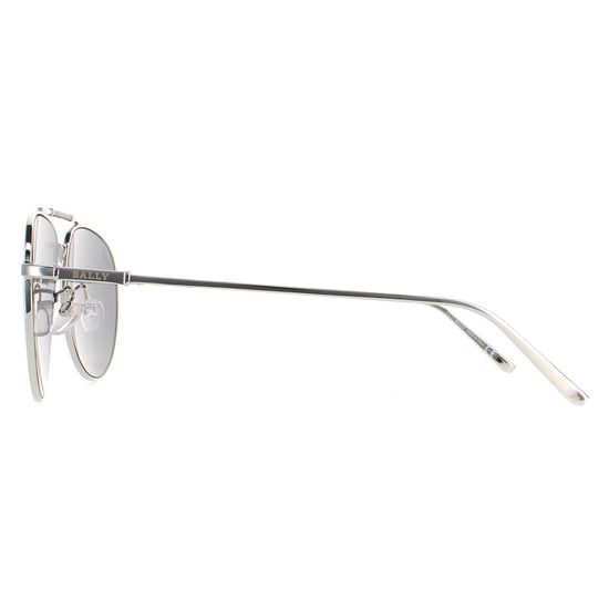 Bally Aviator Mens Silver  Grey Mirrored BY0038-D - Image 3