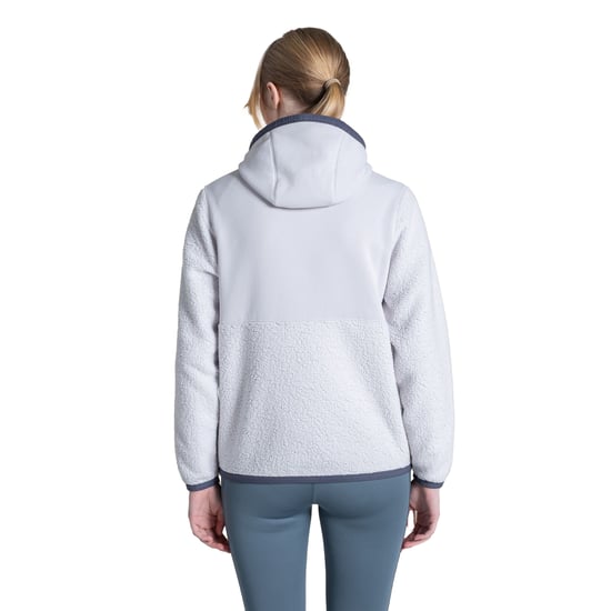 Craghoppers Womens/Ladies Telesto Fleece Hooded Jacket (Lunar Grey) - Image 3