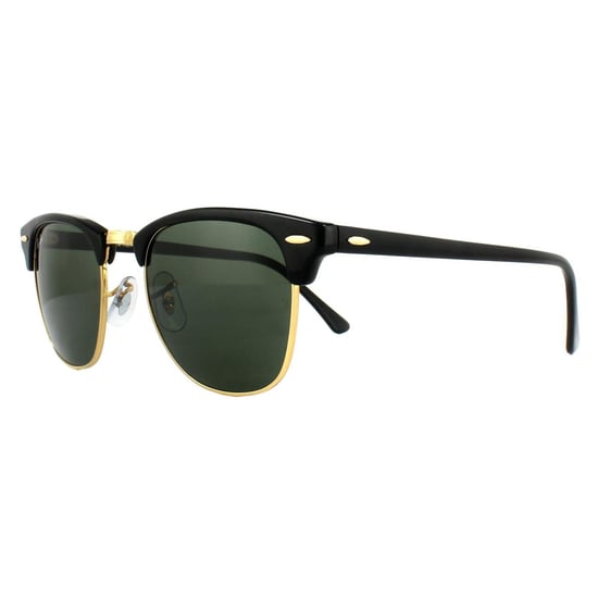 Ray-Ban Sunglasses Clubmaster 3016 W0365 Black Green G-15 Small 49mm - Image 2