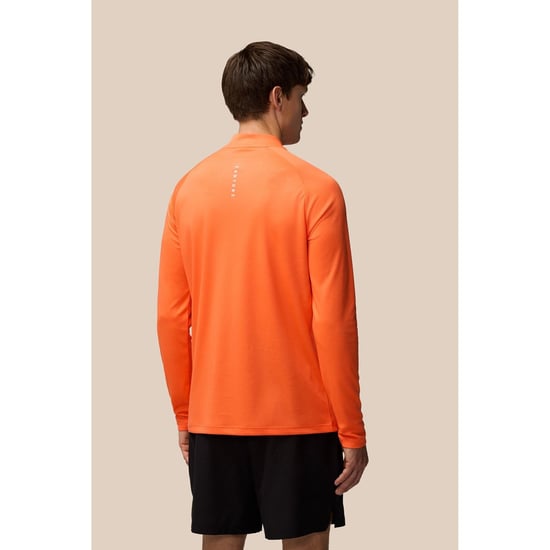 Castore Adapt Träning 1/4 Zip Topp Polyester Herr Orange Aktivkläder T-shirts - Image 3