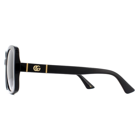 Gucci Butterfly Womens Black Grey Gradient Sunglasses - Image 3