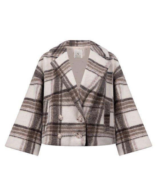Nukus Nkf13095 389 danique jacket offwhite/taupe - Image 1