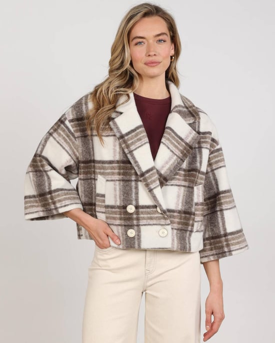 Nukus Nkf13095 389 danique jacket offwhite/taupe - Image 2