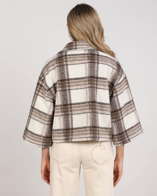 Nukus Nkf13095 389 danique jacket offwhite/taupe - Image 3