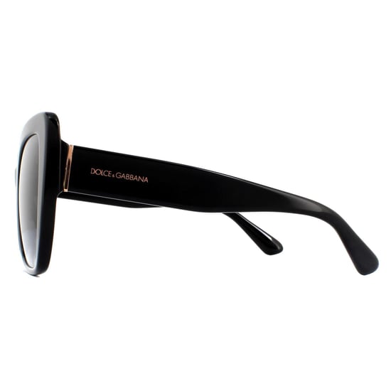 DOLCE & GABBANA Zonnebril DG4348 501/8G Zwart Grijs Verloop - Image 3