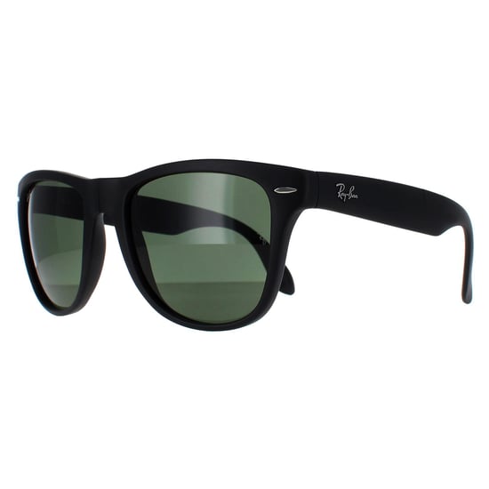 Ray-Ban Sunglasses Folding Wayfarer 4105 Matt Black Green 601S 54mm - Image 2