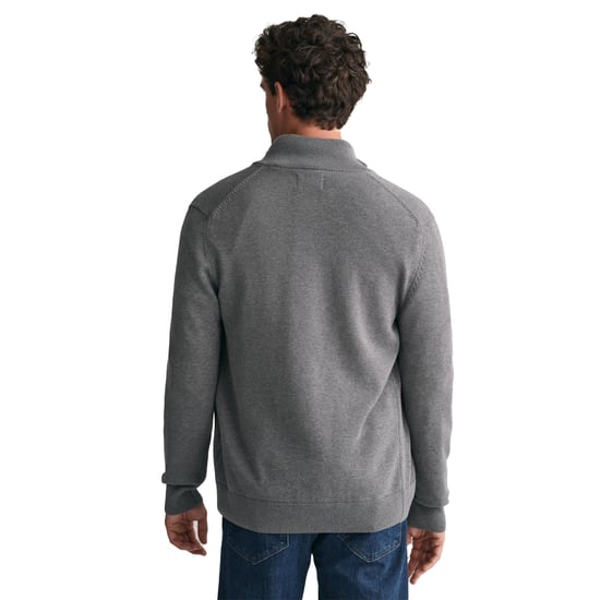 Gant Casual Cotton Zip Cardigan - Image 3