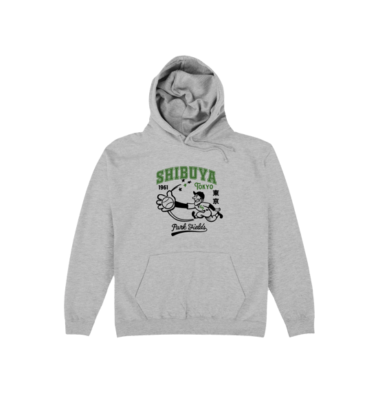 Shibuya Heather Grey Hoodie - Image 1