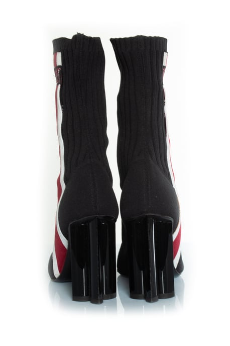 Louis Vuitton Silhouette black fabric boots - Image 3