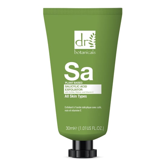 Dr. Botanicals Salicylic Acid Anti-Ageing Exfoliator with Coffee, Walnut & Vitamin E 30ml for Acne, Blemishes, Large Pores - Image 1