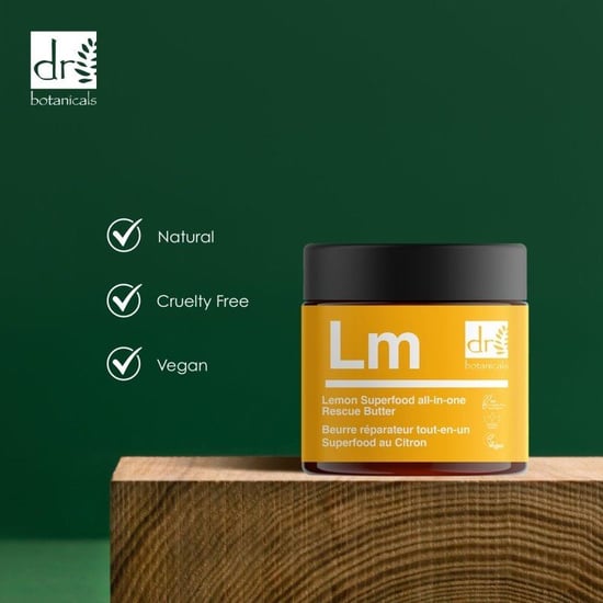 Dr. Botanicals Lemon Superfood Anti-Ageing All-In-One Rescue Butter 60ml for Fine Lines, Wrinkles, Dryness - Image 3
