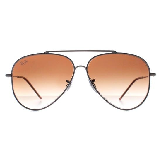 Ray-Ban Aviator Unisex Gunmetal Brown Gradient RB0101S Aviator Reverse - Image 1