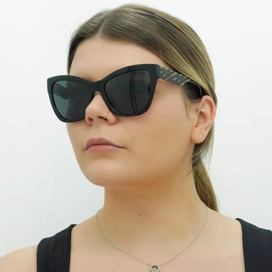 Versace VE4417U 535887 zwart patroon donkergrijze zonnebril - Image 5