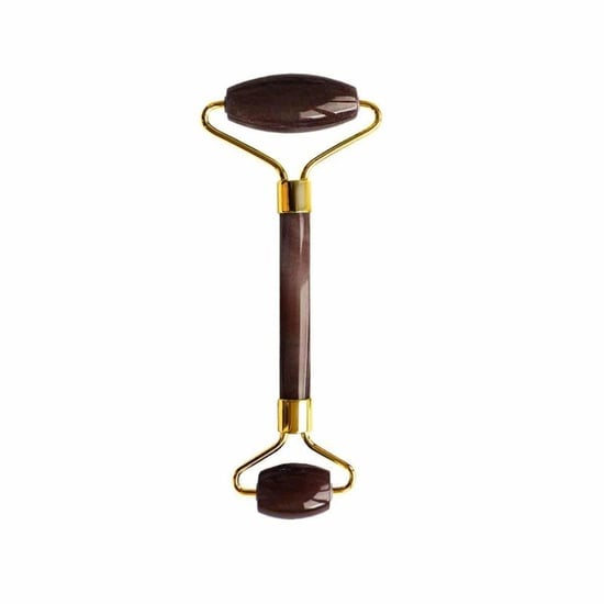Dr. Botanicals Tiger Eye Harmony & Balancing Facial Roller (Gold Metal Handle) for Puffiness, Dark Circles, Fine Lines, Wrinkles - Image 4