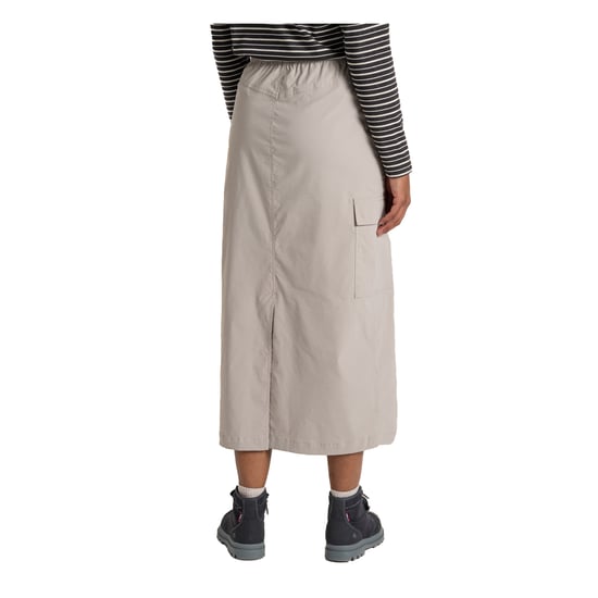 Craghoppers Womens/Ladies Pro Nosilife Midi Skirt (Soft Mushroom) - Image 3