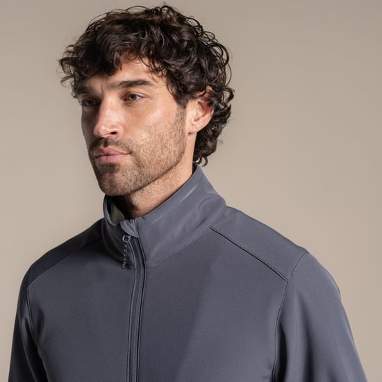 Craghoppers Mens Expert Basecamp II Soft Shell Jacket (Carbon Grey) - Image 5