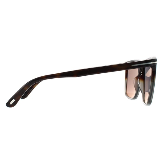 Tom Ford zonnebril Fletcher FT0832 55C gekleurde Havana Gray Mirror - Image 4