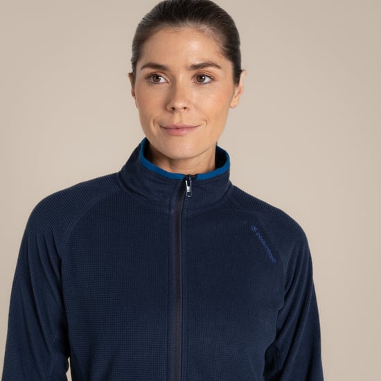 Craghoppers Womens/Ladies Belfairs Nosilife Full Zip Golf Fleece (Blue Navy) - Image 5