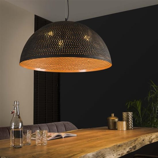 Hoyz Hoyz hanglamp Ø70 half ronde metalen hanglamp transparant - Image 2