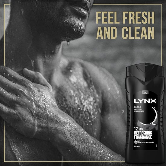 Lynx Black 12H Refreshing Energy Boost Shower Gel Bodywash, 3x 500ml - Image 3