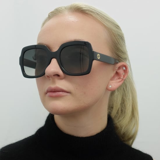 Gucci Square Womens Black Grey Gradient Polarized GG1337S - Image 5