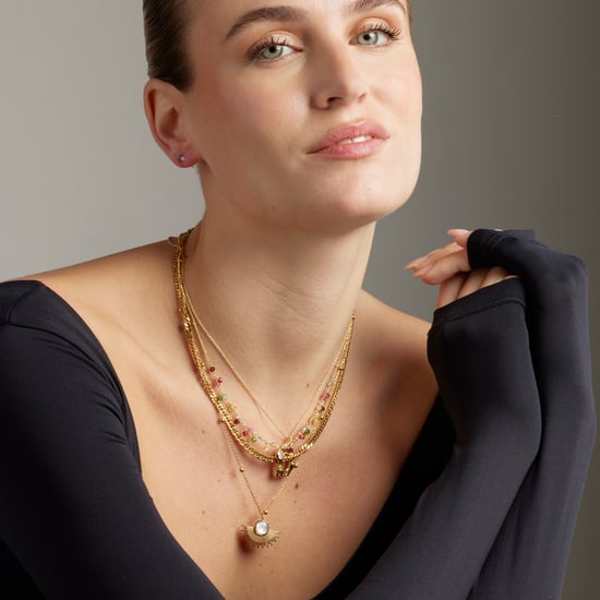Luxenter collier met wit parelmoer 18K gouden afwerking - Sycu - Image 2