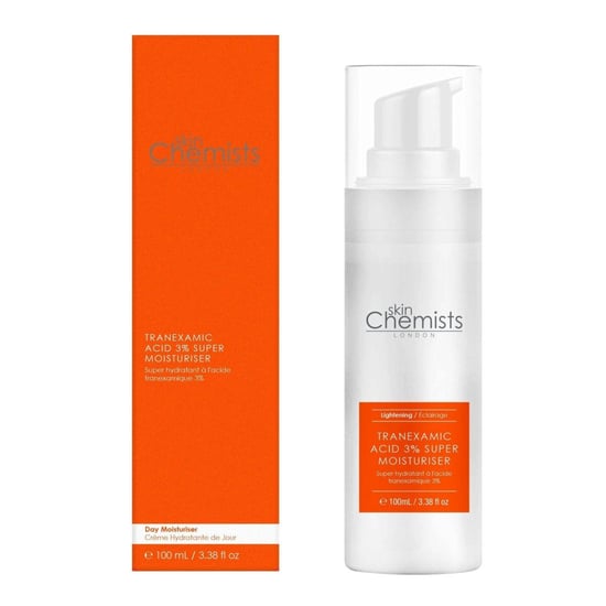 skinChemists Tranexamic 3% Anti-Ageing Moisturiser Cream 100ml for Fine Lines, Wrinkles, Uneven Skin Tone - Image 1
