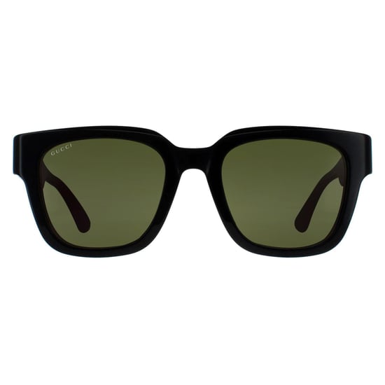 Gucci Square Mens Black with Green and Red Green GG1670SK - Image 1