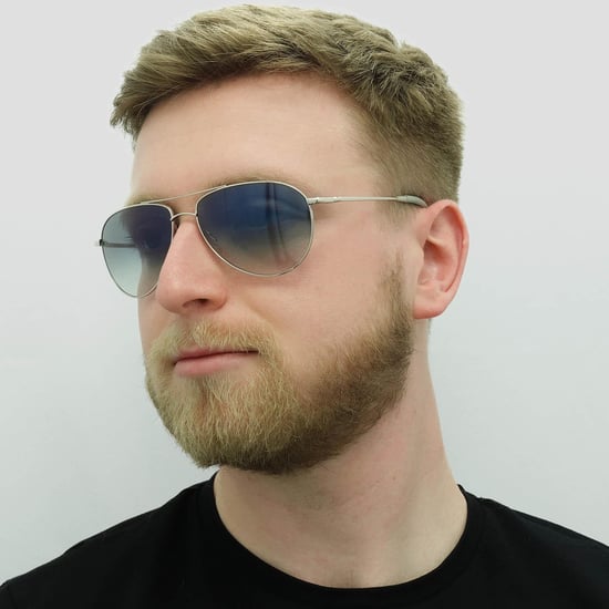 Oliver Peoples Sunglasses Benedict 1002 5241/3F Silver Chrome Sapphire VFX - Image 6