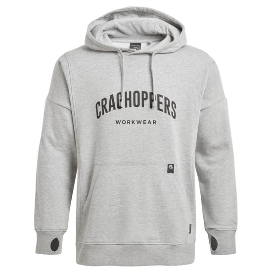 Craghoppers Mens Workwear Oulston Hoodie (Mjuk grå marl) - Image 2