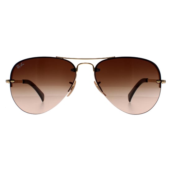 Rayban Sunglasses 3449 Gold Brown Gradient 001/13 59mm - Image 1
