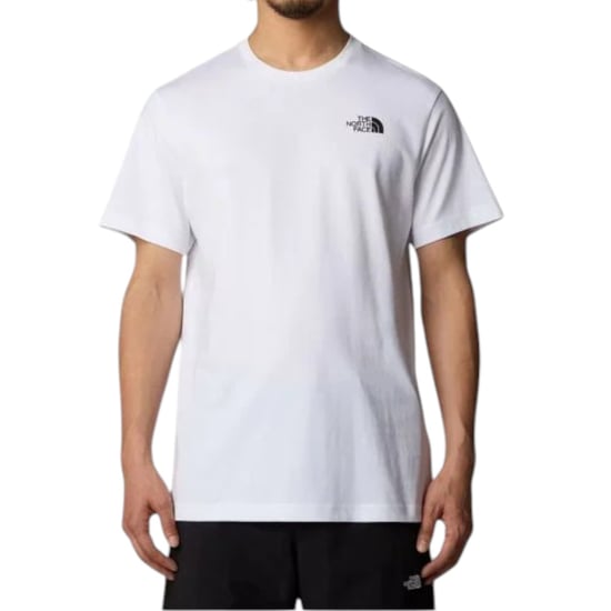 The North Face Men's Vertical Logo SS T-Shirt White - Image 4