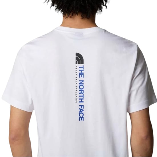 The North Face Men's Vertical Logo SS T-Shirt White - Image 5