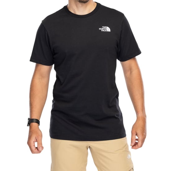 The North Face Men's Vertical Logo SS T-Shirt Black - Image 4