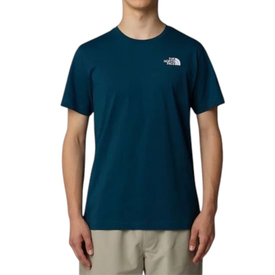 The North Face Men's Vertical Logo SS T-Shirt Midnight Petrol - Image 4
