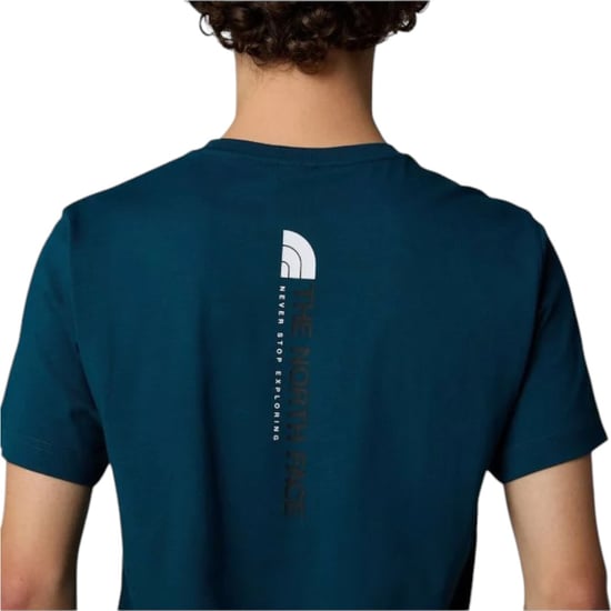 The North Face Men's Vertical Logo SS T-Shirt Midnight Petrol - Image 5