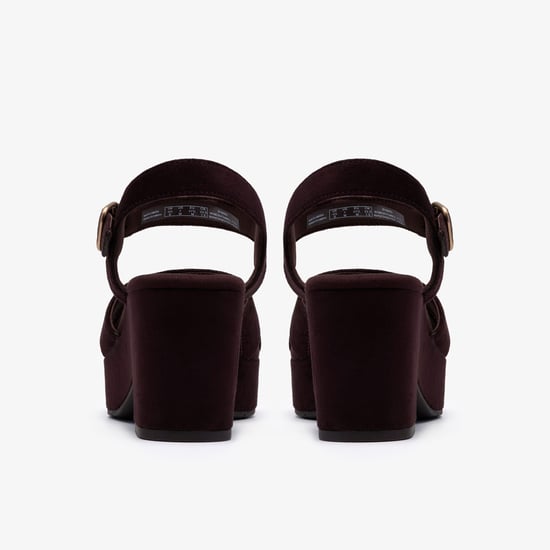 Nerisa Twist Dark Brown Sandals - Image 5