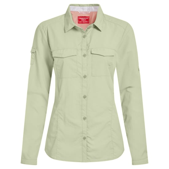 Craghoppers Dames/Dames Adventure III Nosilife Shirt Met Lange Mouwen (Boeddhistisch Groen) - Image 2