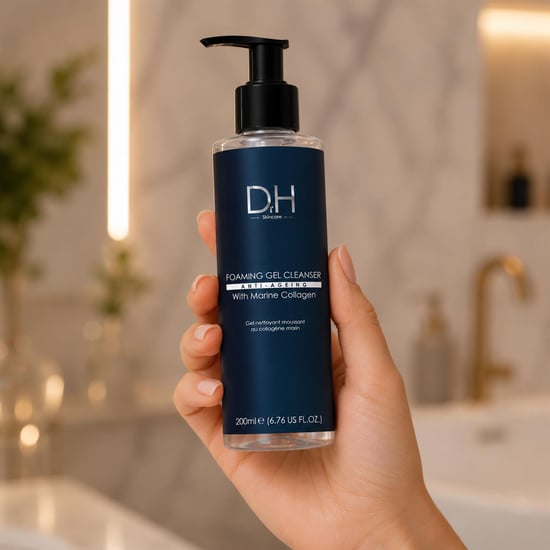 Dr H Foaming Gel Cleanser with Marine Collagen for Acne, Blemishes, Large Pores, Dullness - Image 3